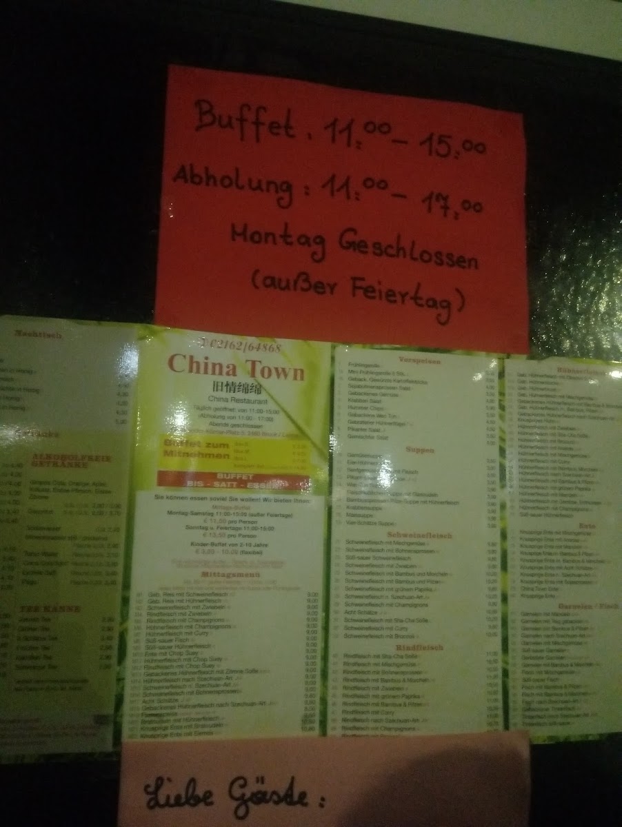 Menu China-Restaurant Chinatown-5